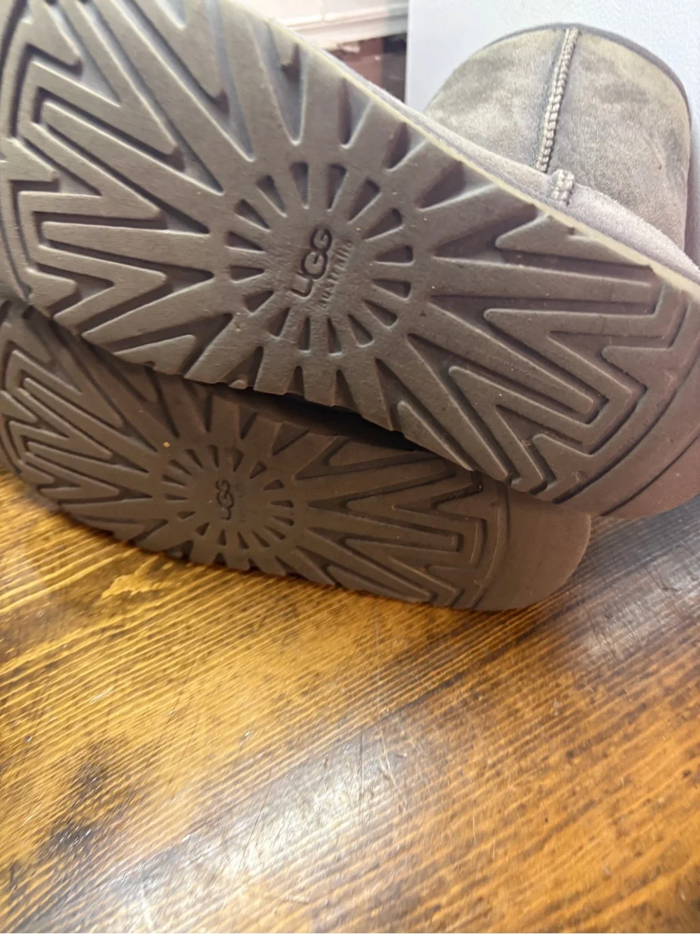 Ugg gray boots size 8